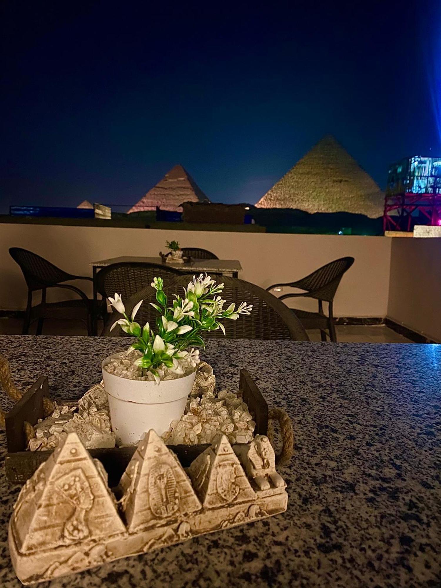 Apartmán Horus Pyramids View Káhira Exteriér fotografie
