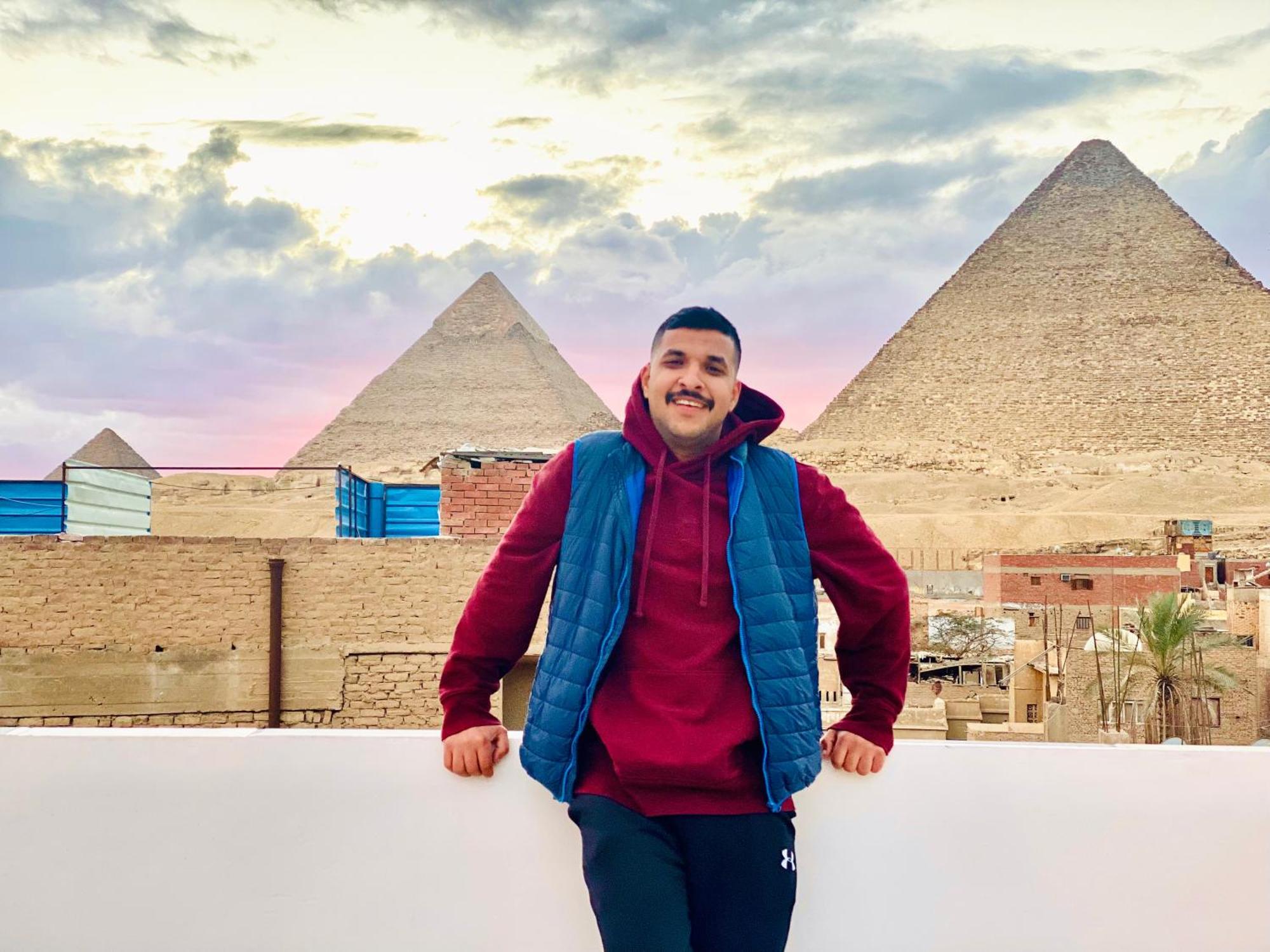 Apartmán Horus Pyramids View Káhira Exteriér fotografie
