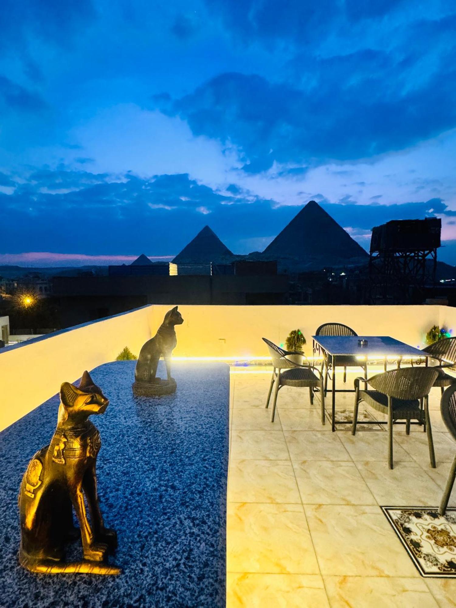 Apartmán Horus Pyramids View Káhira Exteriér fotografie