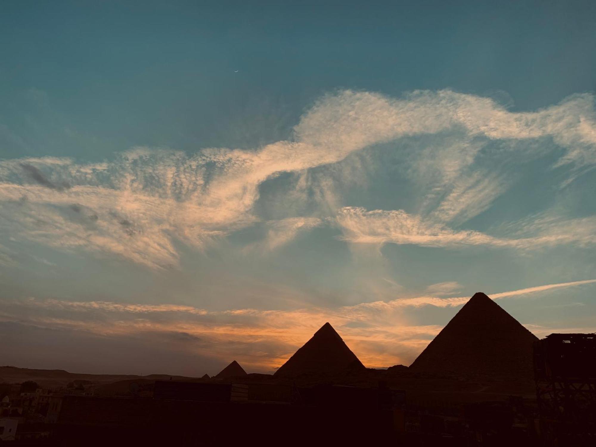 Apartmán Horus Pyramids View Káhira Exteriér fotografie