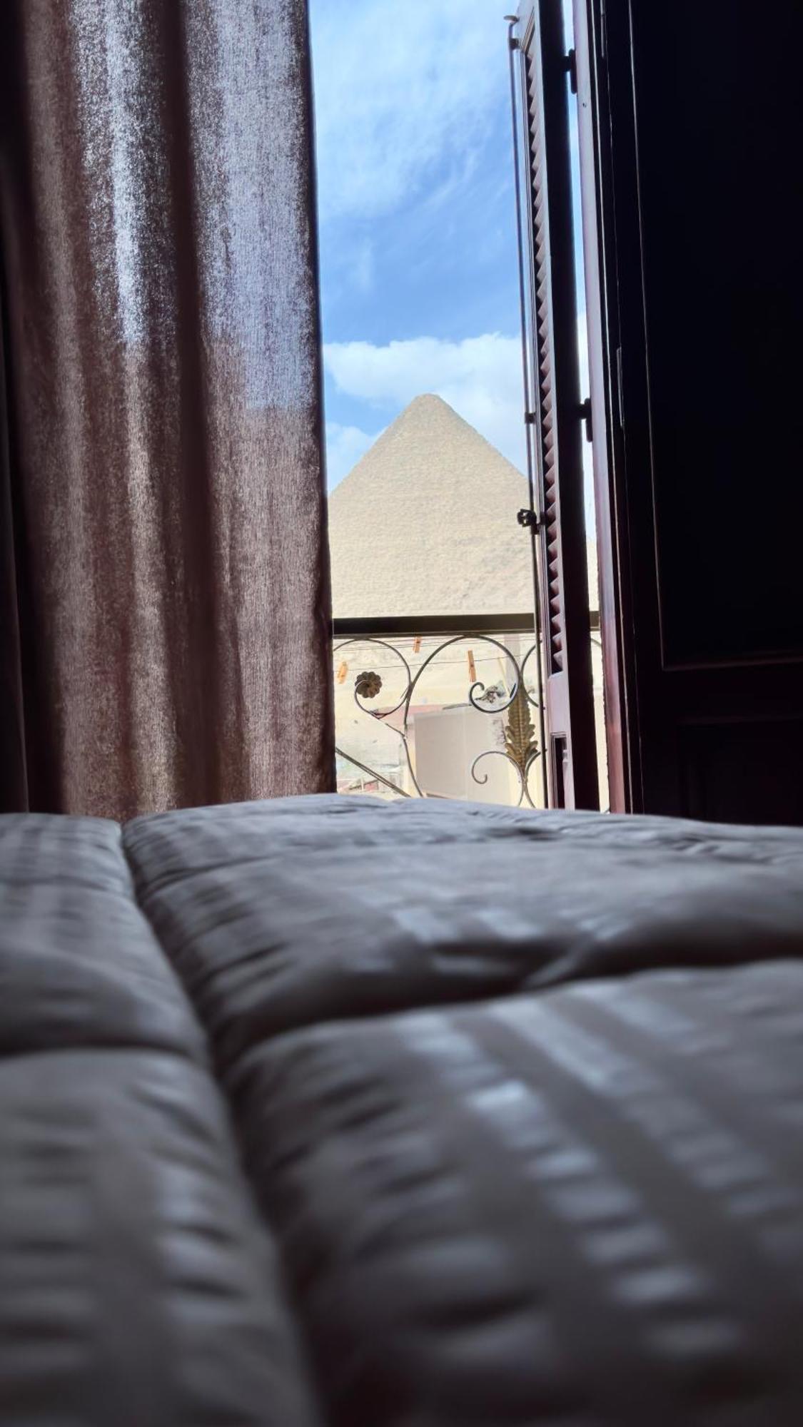Apartmán Horus Pyramids View Káhira Exteriér fotografie